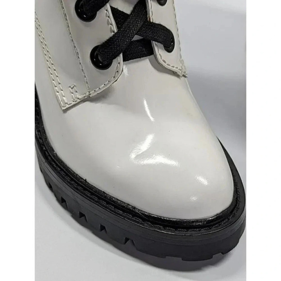 Marc Jacobs Women's Ryder White Leather High-Heel Booties Size 38 EU (MSRP $495) - Picture 5 of 12